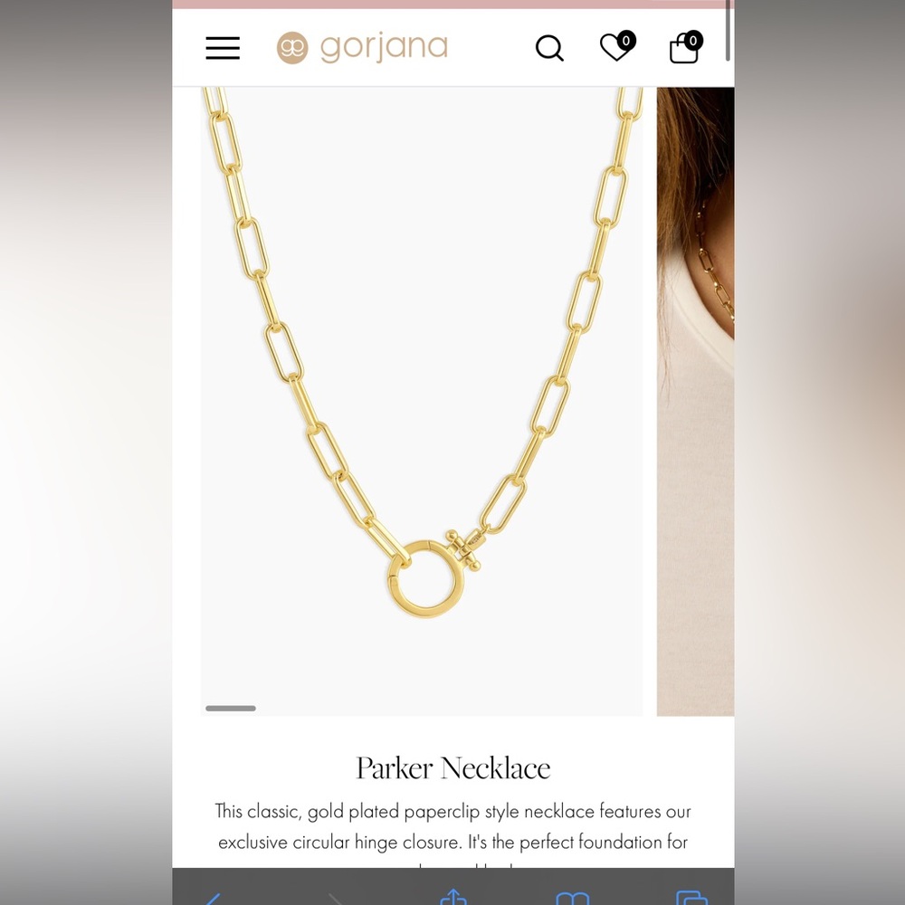 Gorjana Gold Chain Necklace - Picture 3 of 5